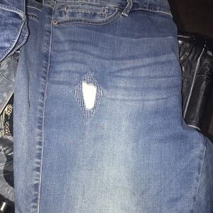 Blue Distressed Jeans